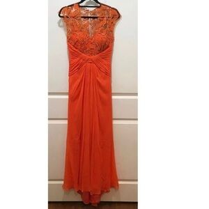 Monique Lhuillier Collection Dress, Silk